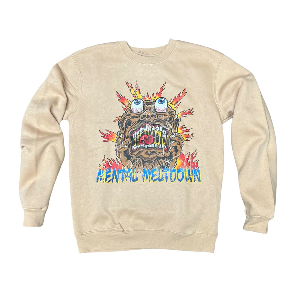 Breaking Fashion Norms with the Mental Meltdown Crewneck Sweater
