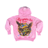 WSM F.U.T.R | Quarter Zip Hoodie | Pink Denim
