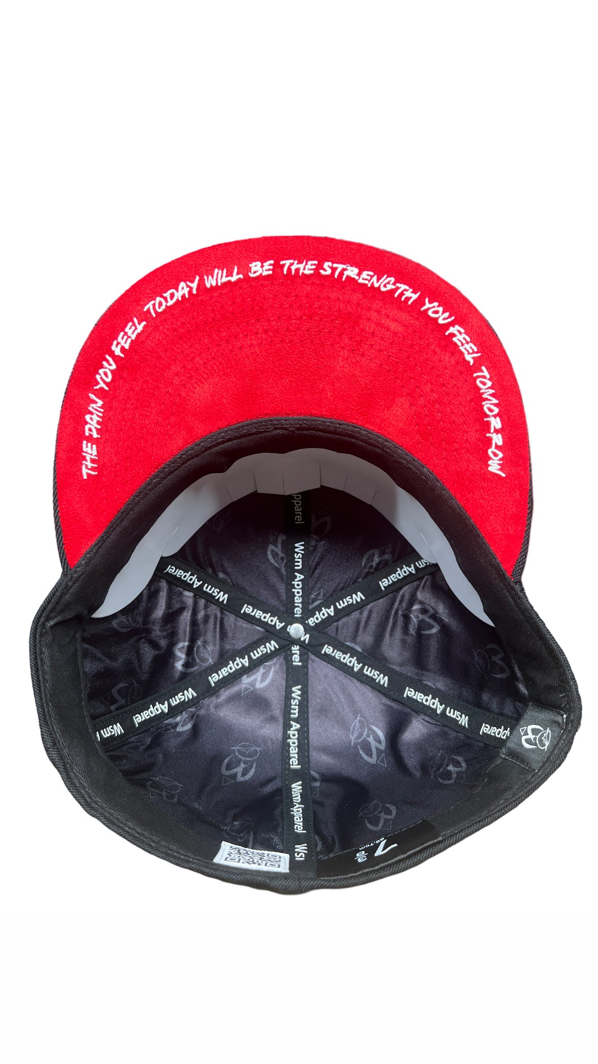 WSM Bip City | Fitted Hat | Black/Red