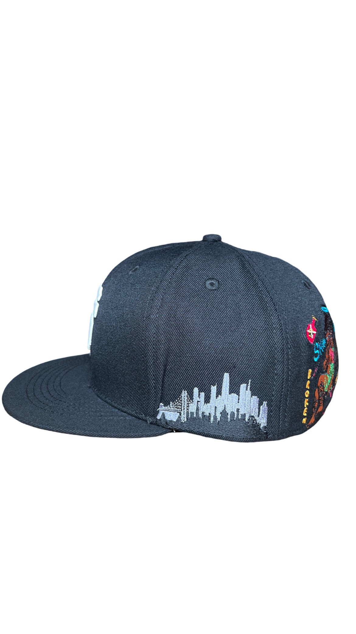 WSM Bip City | Fitted Hat | Black/White