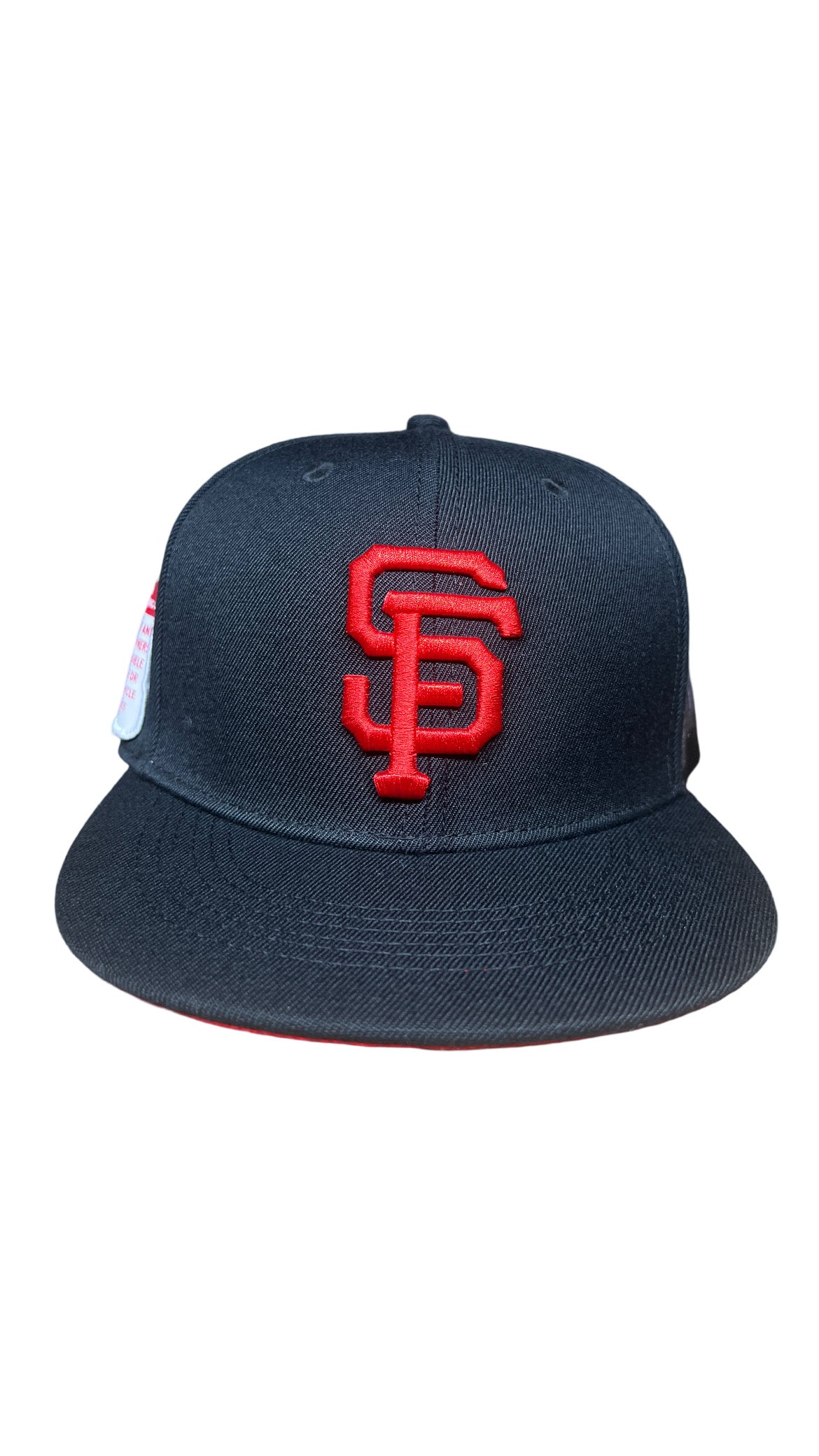 WSM Bip City | Fitted Hat | Black/Red