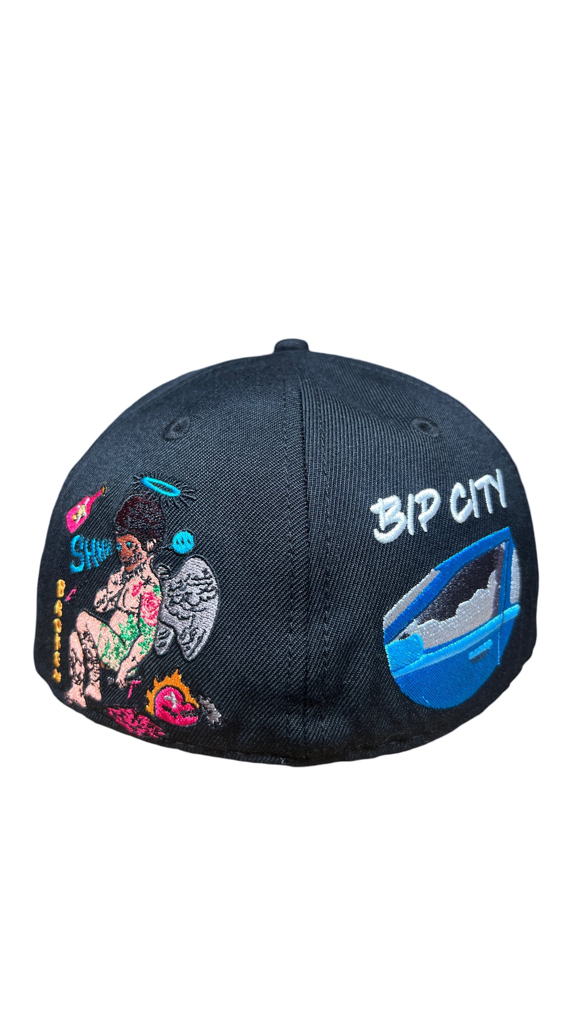 WSM Bip City | Fitted Hat | Black/Red