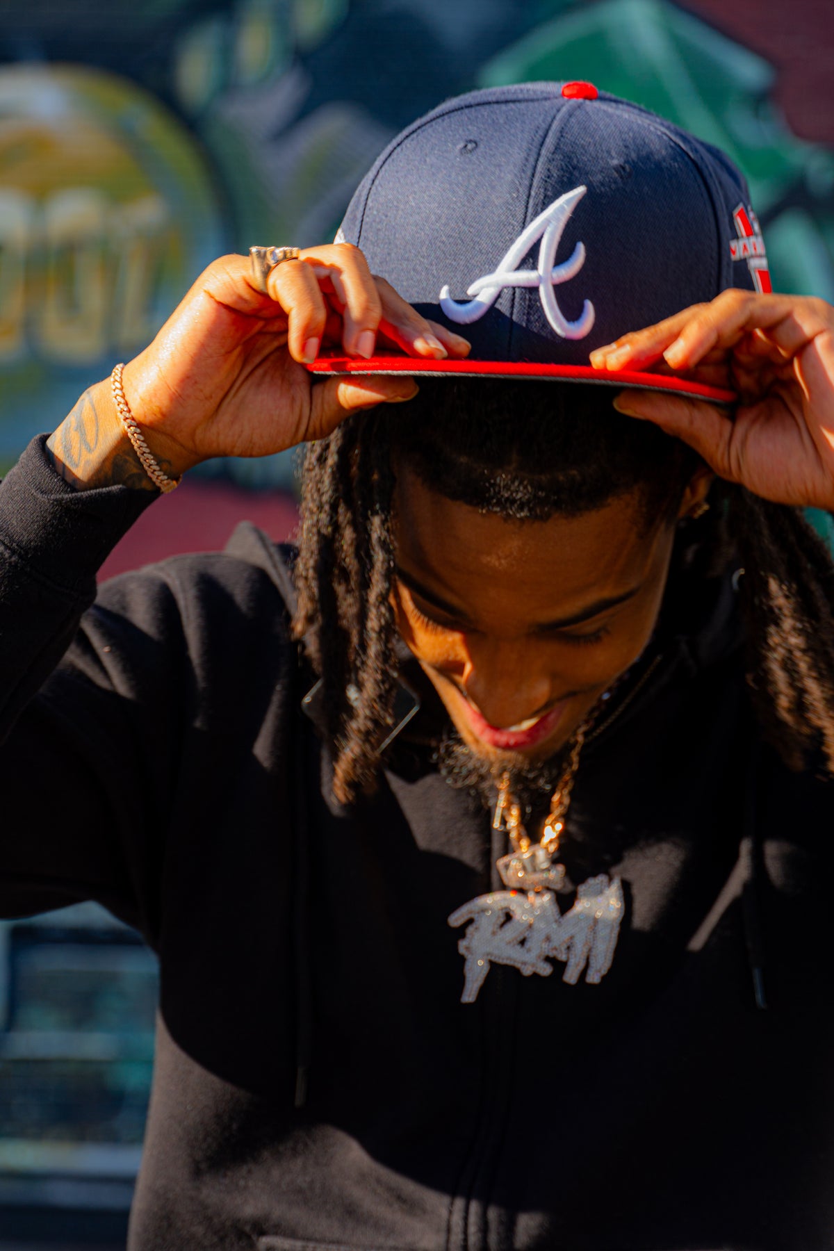 WSM ATL| Fitted Hat | Navy Blue