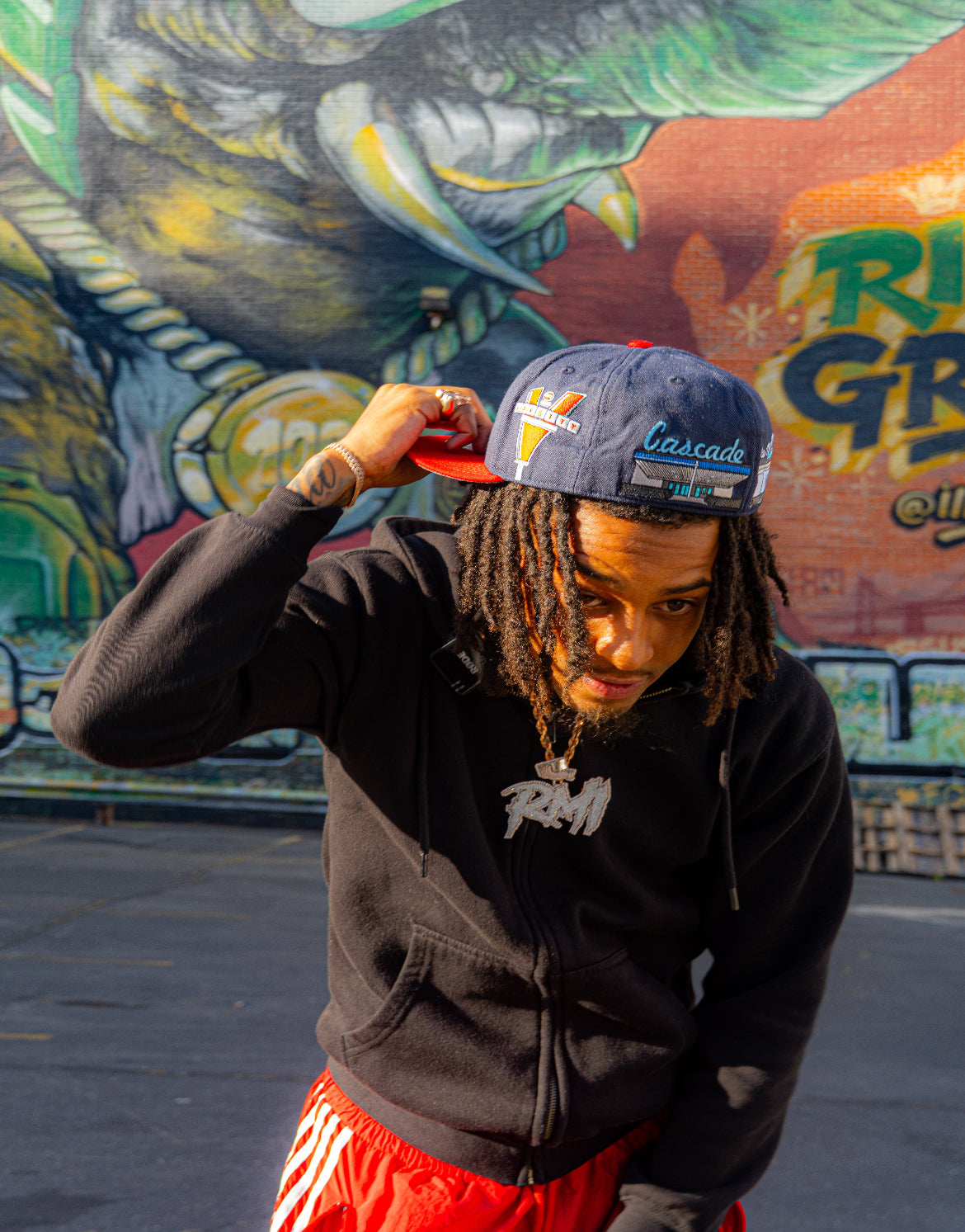 WSM ATL| Fitted Hat | Navy Blue