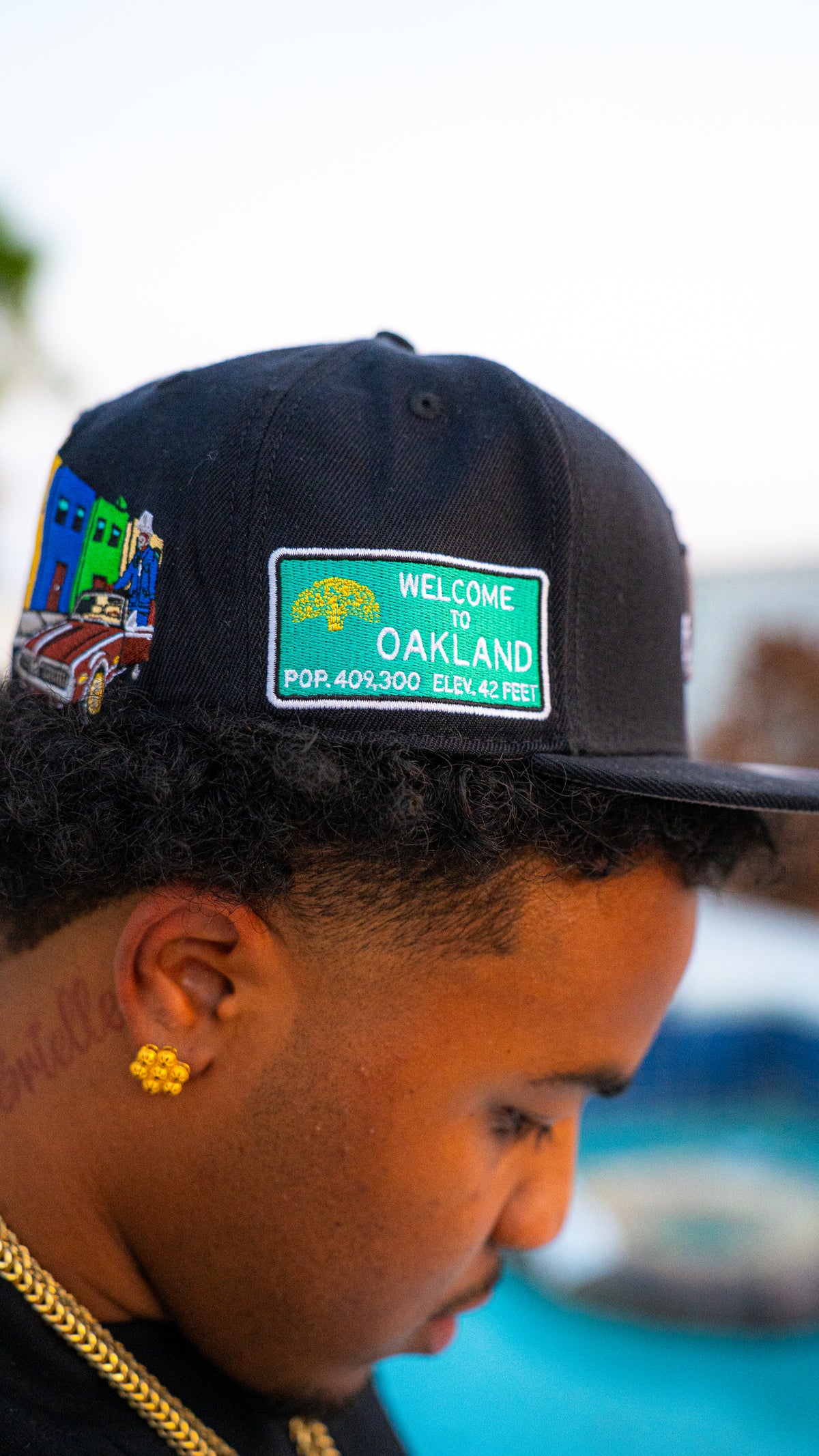 WSM Town Bidniz | Fitted Hat | Black