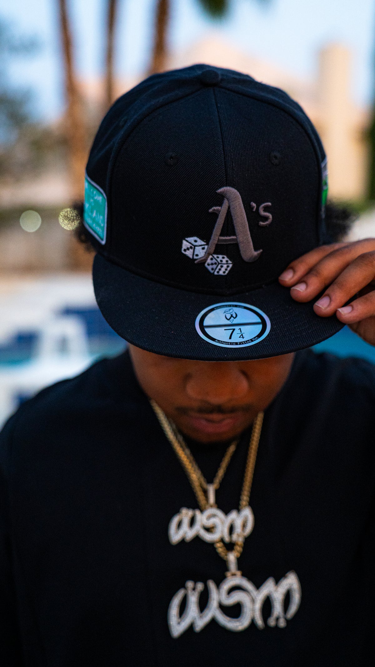 WSM Town Bidniz | Fitted Hat | Black