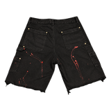 WSM Splat | Denim Shorts | Black