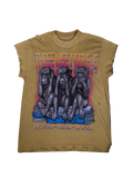 3 Wise Monkey's | Cut Off Shirt | Mustard