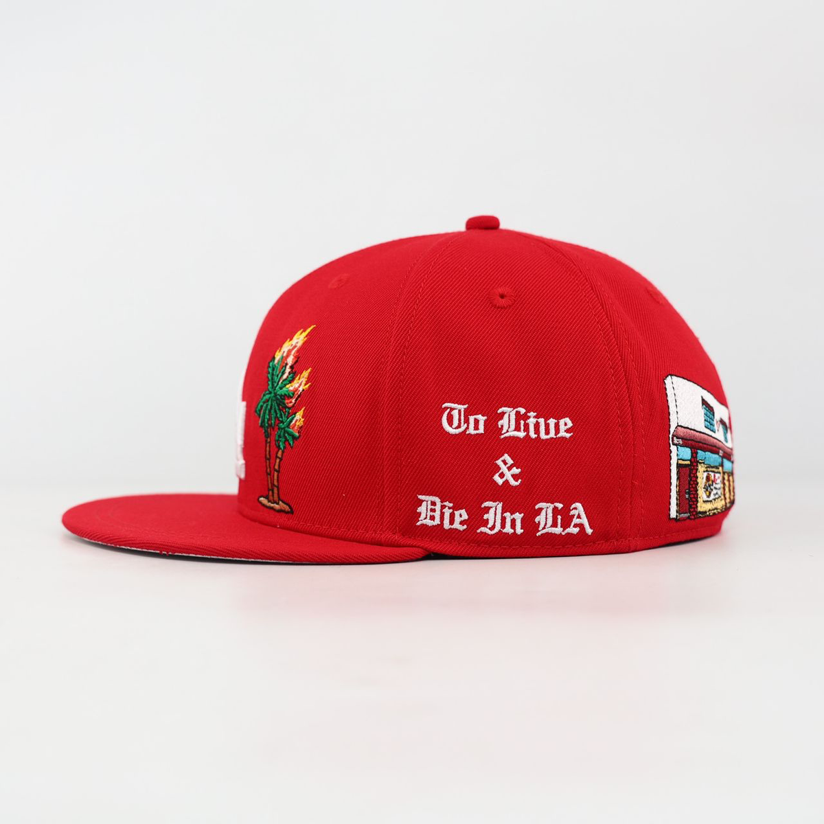 WSM HollyHood (LA) | Fitted Hat | RedFREE SHIPPING!!