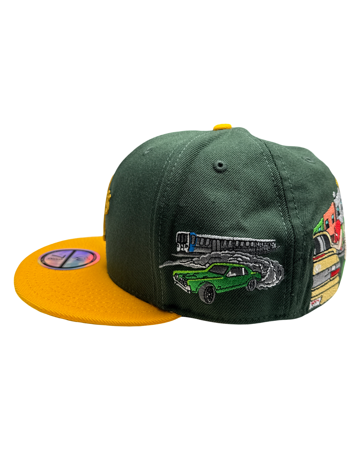 WSM Town Bidniz | Fitted Hat | Green