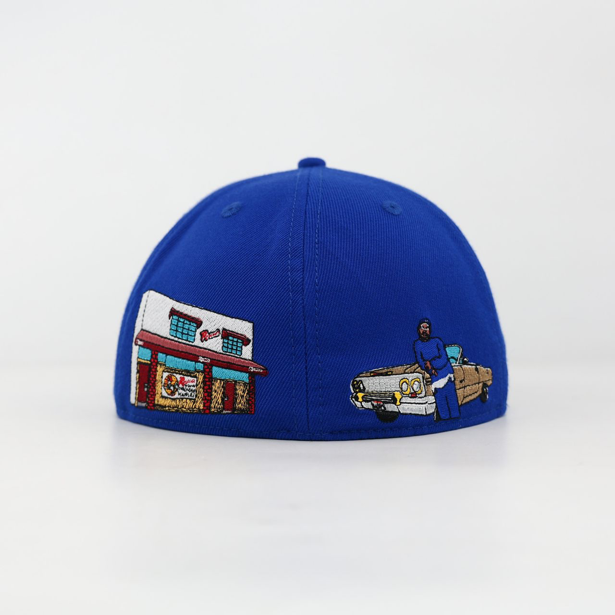 WSM HollyHood (LA) | Fitted Hat | Royal Blue FREE SHIPPING!!