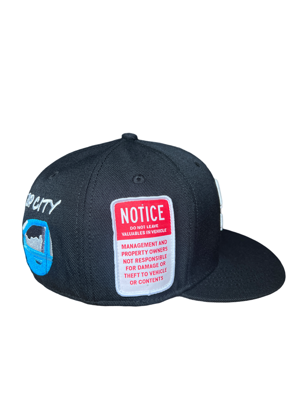 WSM Bip City | Fitted Hat | Black/Red