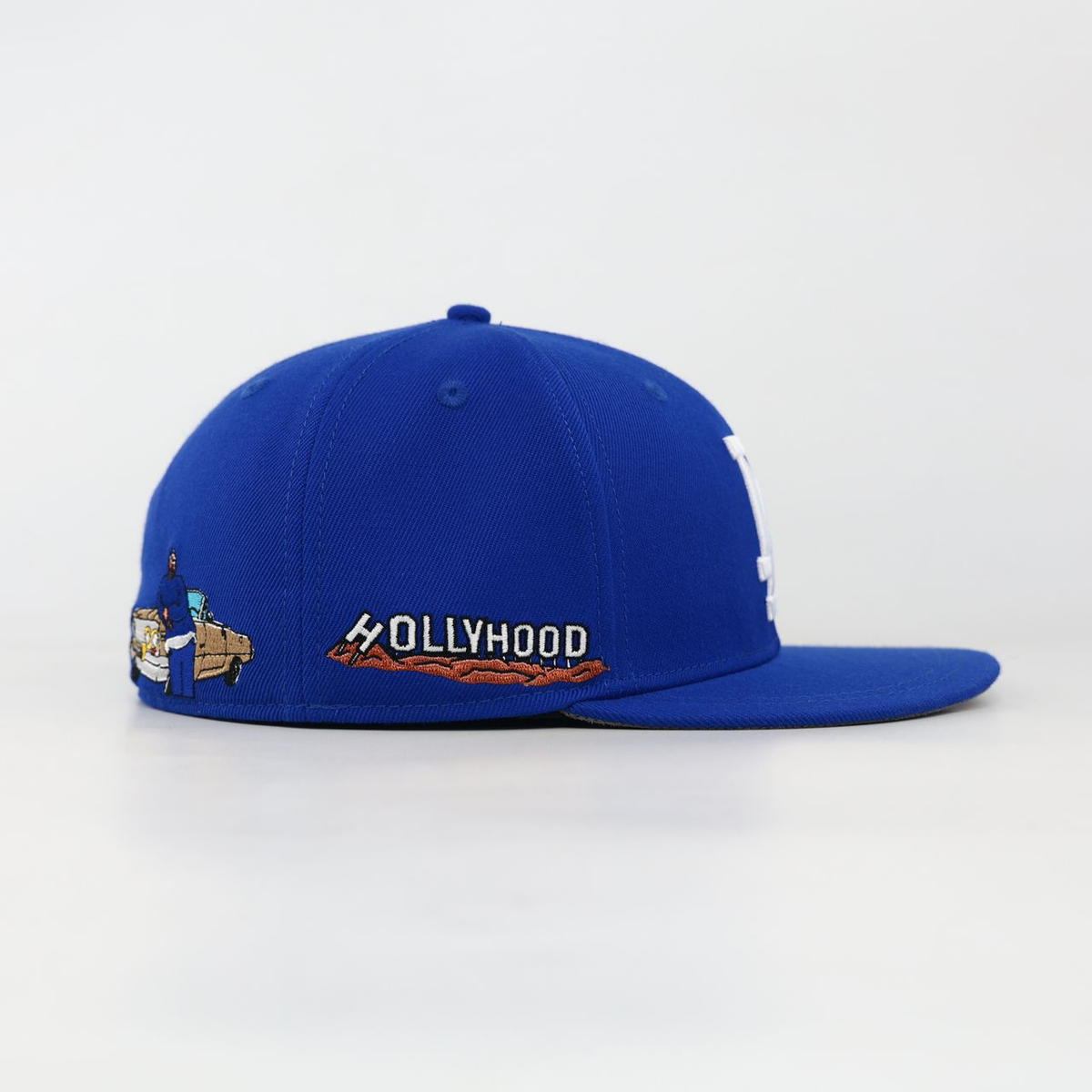 WSM HollyHood (LA) | Fitted Hat | Royal Blue FREE SHIPPING!!