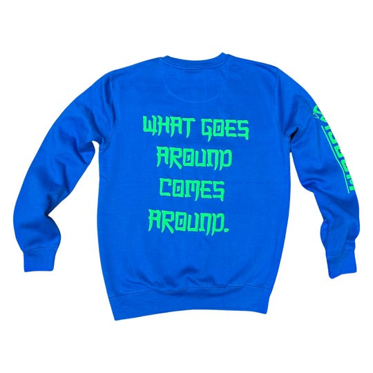 W.G.A.C.A | Crewneck Sweater | Royal Blue