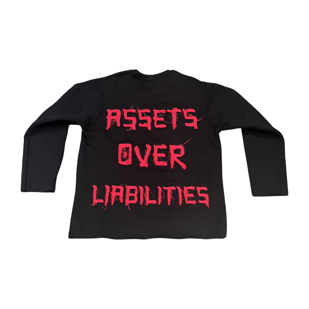 Assets Over Liabilities| Distress Sweaters