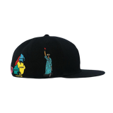 WSM Big Apple (NYC)| Fitted Hat | Black  FREE SHIPPING!!