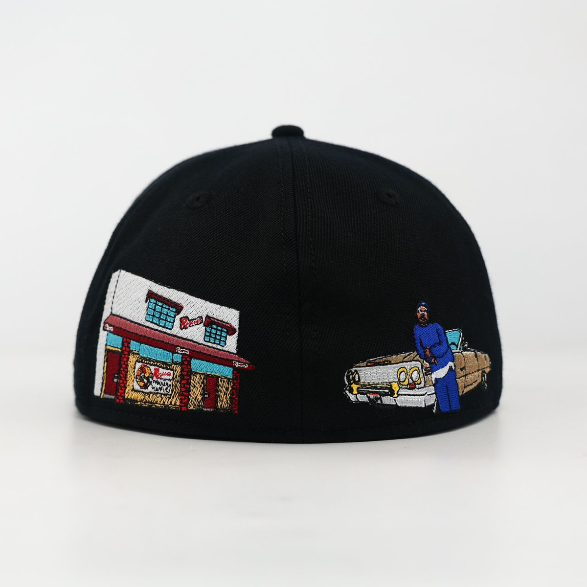 WSM HollyHood (LA) | Fitted Hat | Black FREE SHIPPING!!