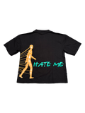 Love To Hate Me| Drop Shoulder Shirt | Black/Green
