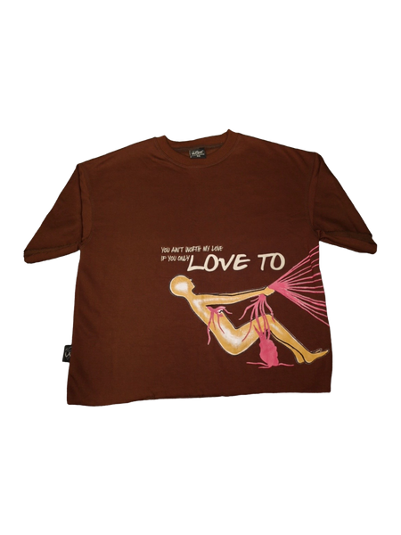 Love To Hate Me| Drop Shoulder Shirts | Moca