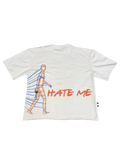 Love To Hate Me| Drop Shoulder Shirts | White
