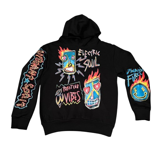 Positive Vibes | Hoodie | Black