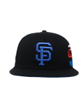 WSM BIP CITY (SF) | Fitted Hat | Black/Blue