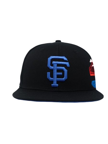WSM BIP CITY (SF) | Fitted Hat | Black/Blue