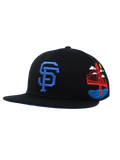 WSM BIP CITY (SF) | Fitted Hat | Black/Blue