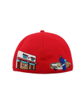 WSM HollyHood (LA) | Fitted Hat | Red