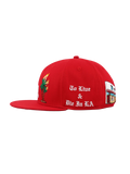 WSM HollyHood (LA) | Fitted Hat | Red