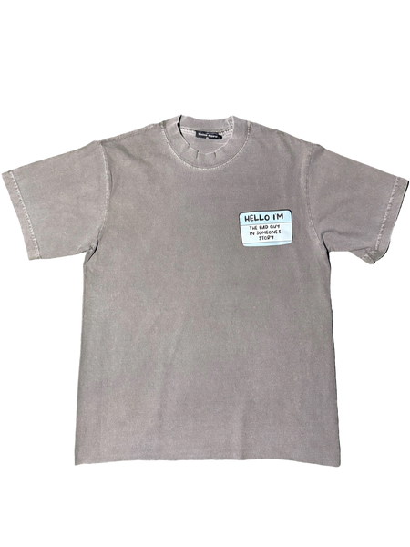 WSM Bad Guy | Oversized Shirt | Shadow Grey