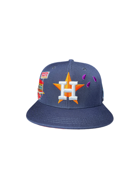 WSM Oil Spill | Fitted Hat | Navy Blue